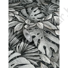 Kép 2/6 - TF30033305 levélmintás drapp tapéta