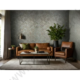 Kép 8/9 - TF30035512 geometrikus mintájú kék tapéta