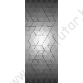 Kép 2/3 - TF30046783 geometrikus mintájú szürke tapétaposzter (106x270cm)