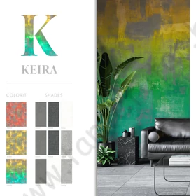 Kép 2/3 - TF30046945 indusztriális mintájú sárga tapétaposzter (265x270cm)