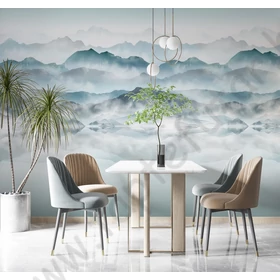 Kép 3/4 - TF30047224 tájkép mintájú kék tapétaposzter (212x270cm)