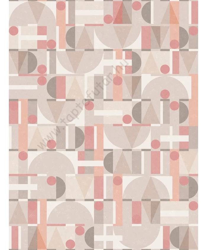 TF30081644 geometrikus mintájú rózsaszín tapéta